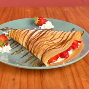 Crepa de Dulce de leche y fresas