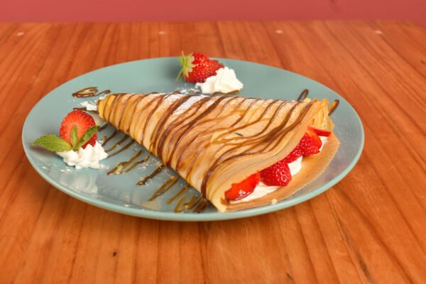 Crepa de Dulce de leche y fresas
