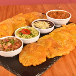 Patacones (Con carne)