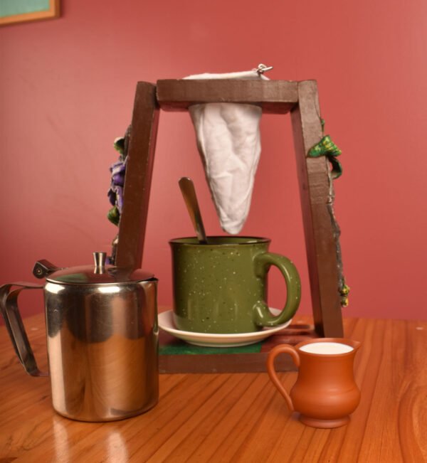 Café chorreado con leche